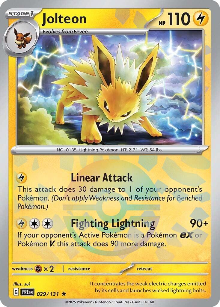 Jolteon 029/131 - Prismatic Evolutions - Pokeball Reverse Holo