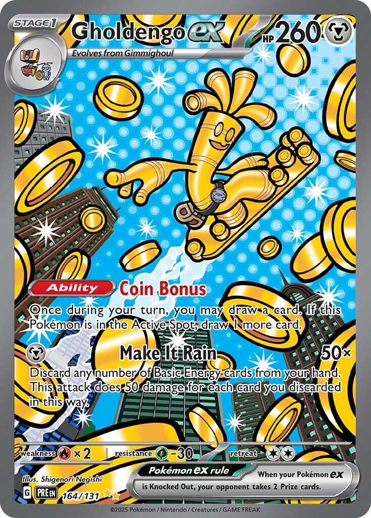 Gholdengo EX 164/131 - Prismatic Evolutions - Special Illustration Rare