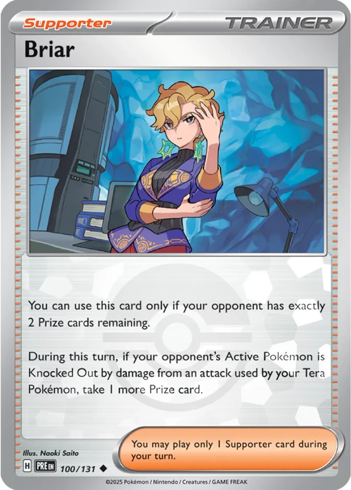 Briar 100/131 - Prismatic Evolutions - Pokeball Reverse Holo