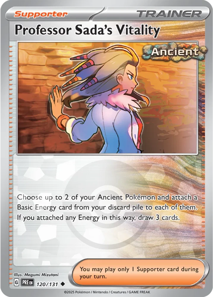 Professor Sada's Vitality 120/131 - Prismatic Evolutions - Reverse Holo