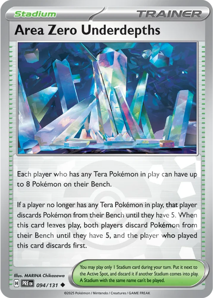 Area Zero Underdepths 094/131 - Prismatic Evolutions - Pokeball Reverse Holo