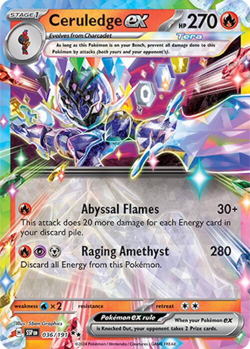 Ceruledge 036/191 - Surging Sparks - Double Rare