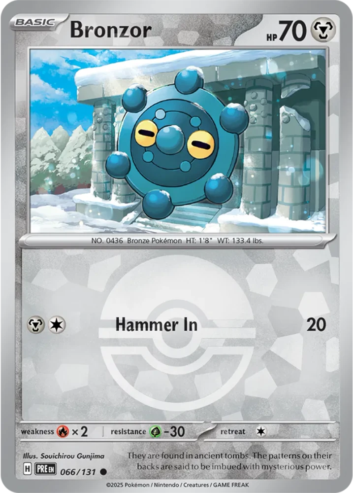 Bronzer 066/131 - Prismatic Evolutions - Pokeball Reverse Holo
