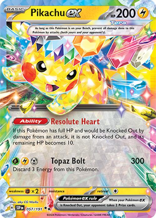 Pikachu 057/191 - Surging Sparks - Double Rare