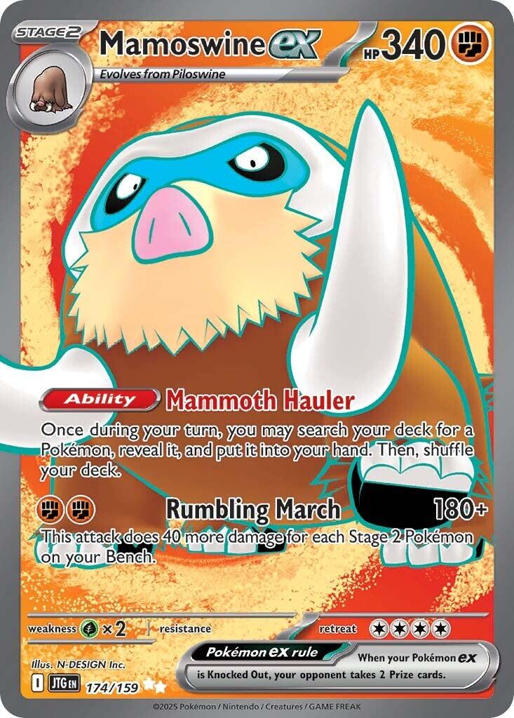 Mamoswine EX 174/159 - Journey Together - Full Art