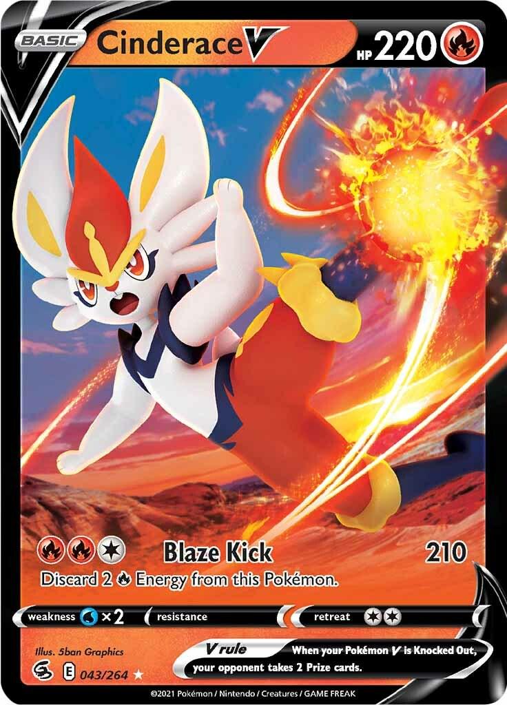 Cinderace V 043/264 - Fusion Strike - Full Art