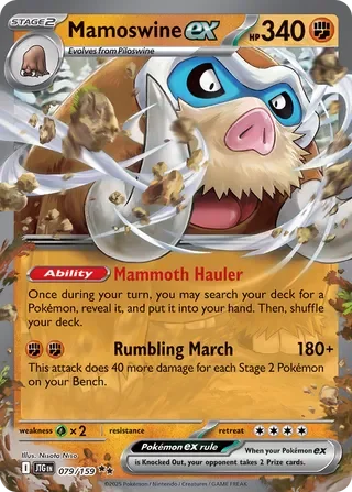 Mamoswine EX 079/159 - Journey Together