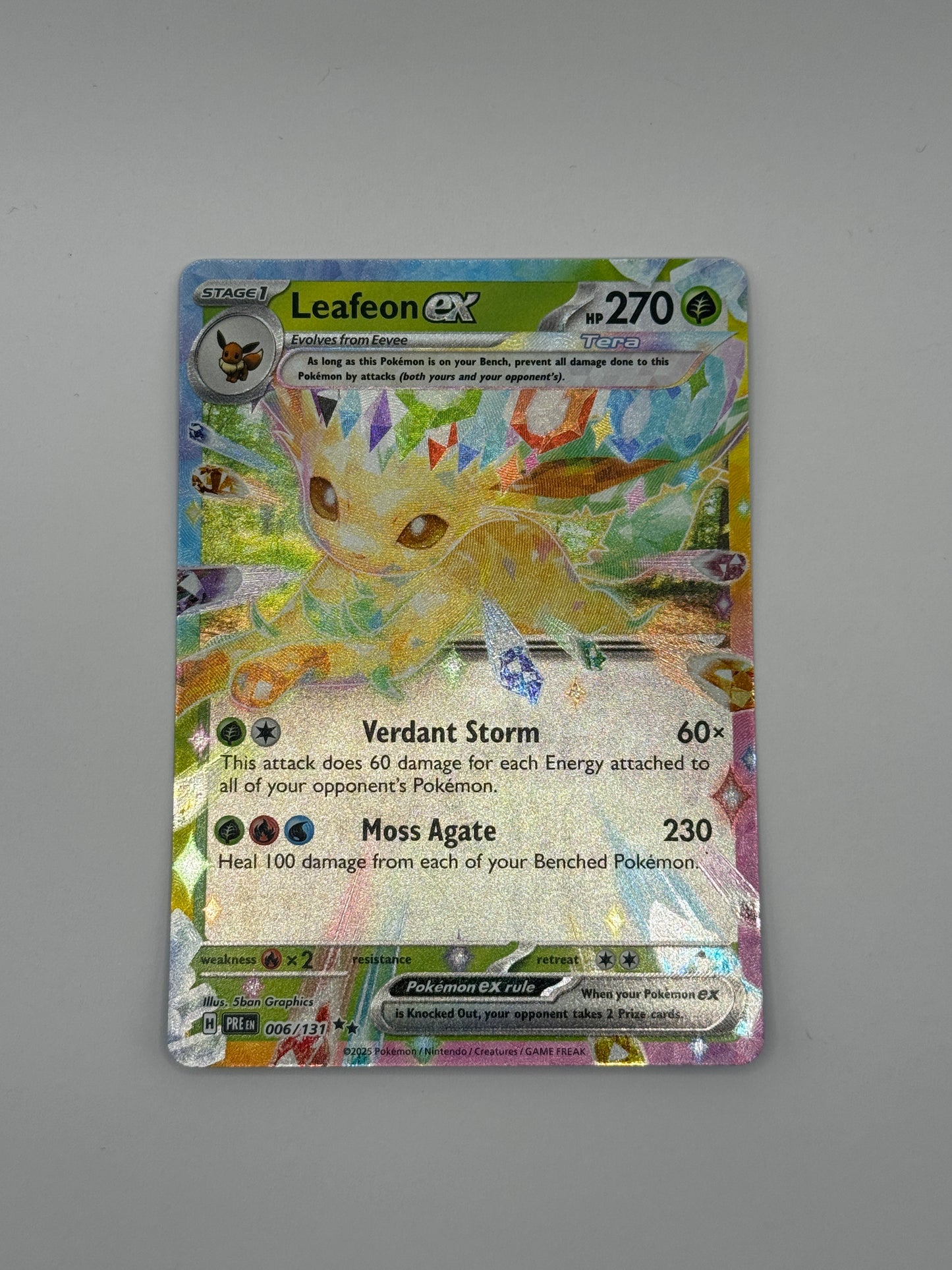Leafeon Ex 006/131 - Prismatic Evolutions Card