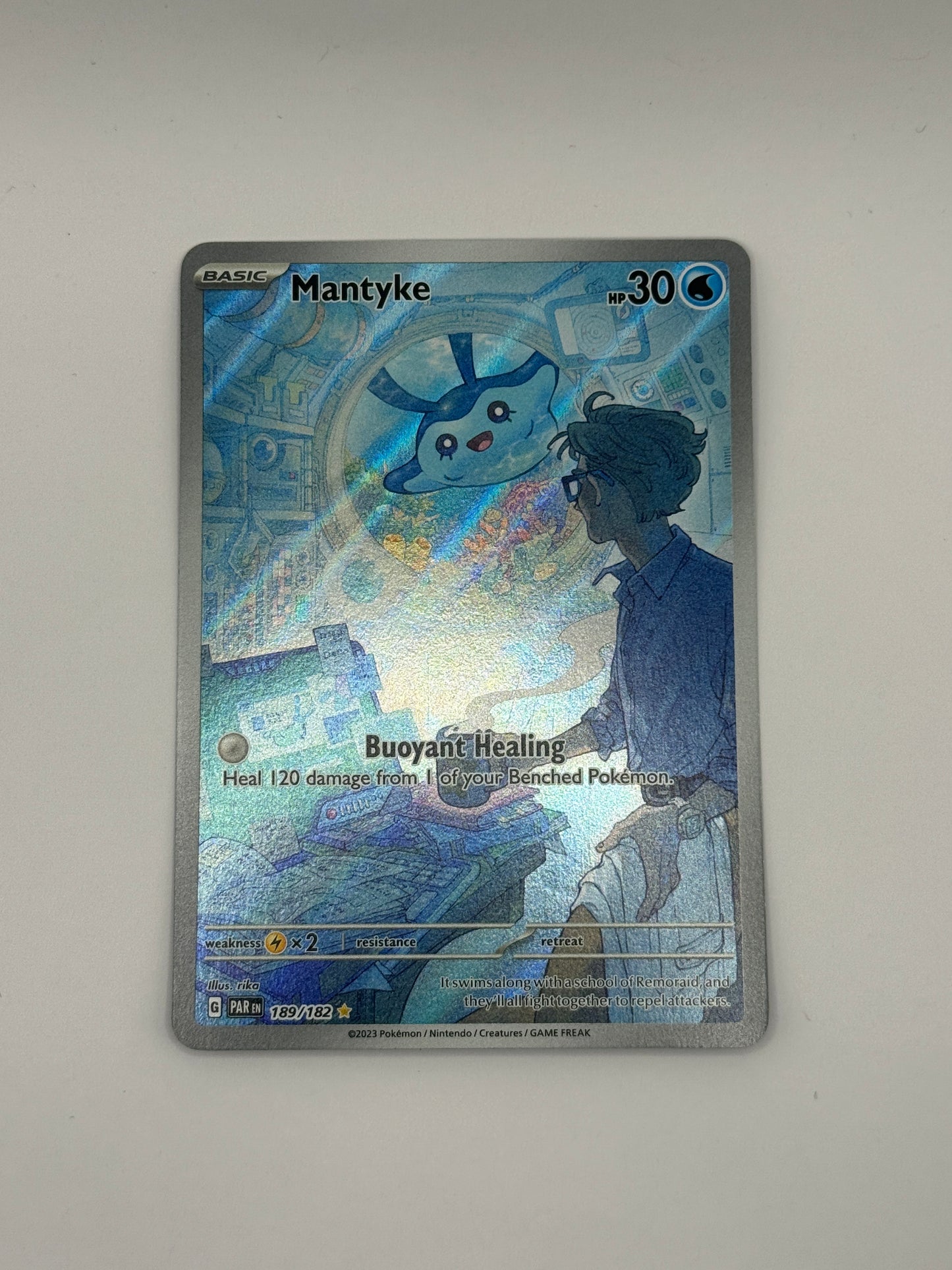Mantyke 189/182 - Paradox Rift - Illustration Rare Card