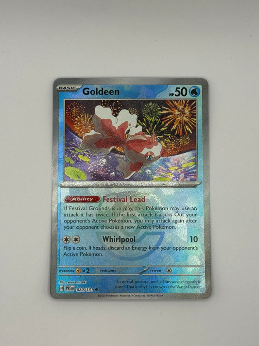 Goldeen 020/131 - Prismatic Evolutions - Masterball Reverse Holo Card