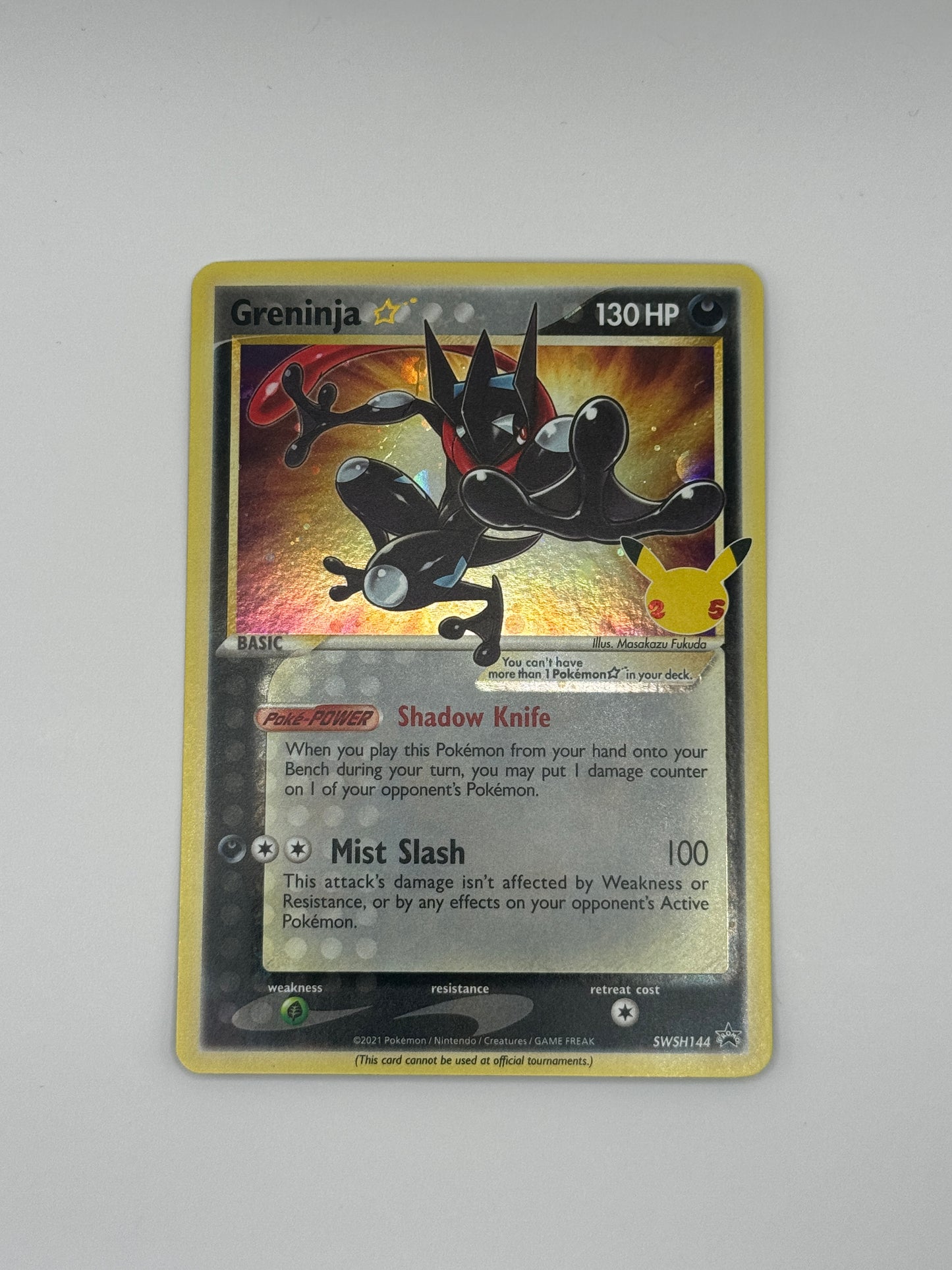 Greninja SWSH144 - Celebrations Promo Card