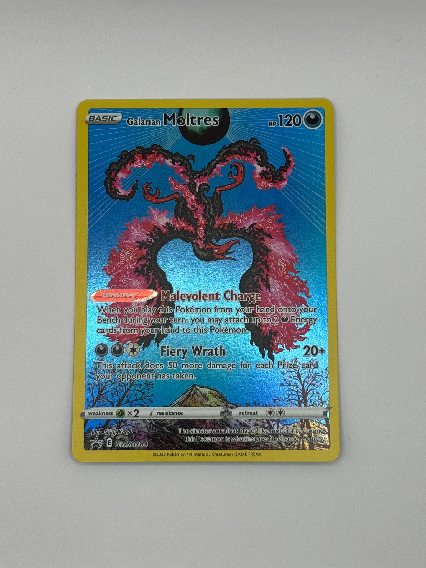 Galarian Moltres SWSH284 - Sword and Shield Promo Card