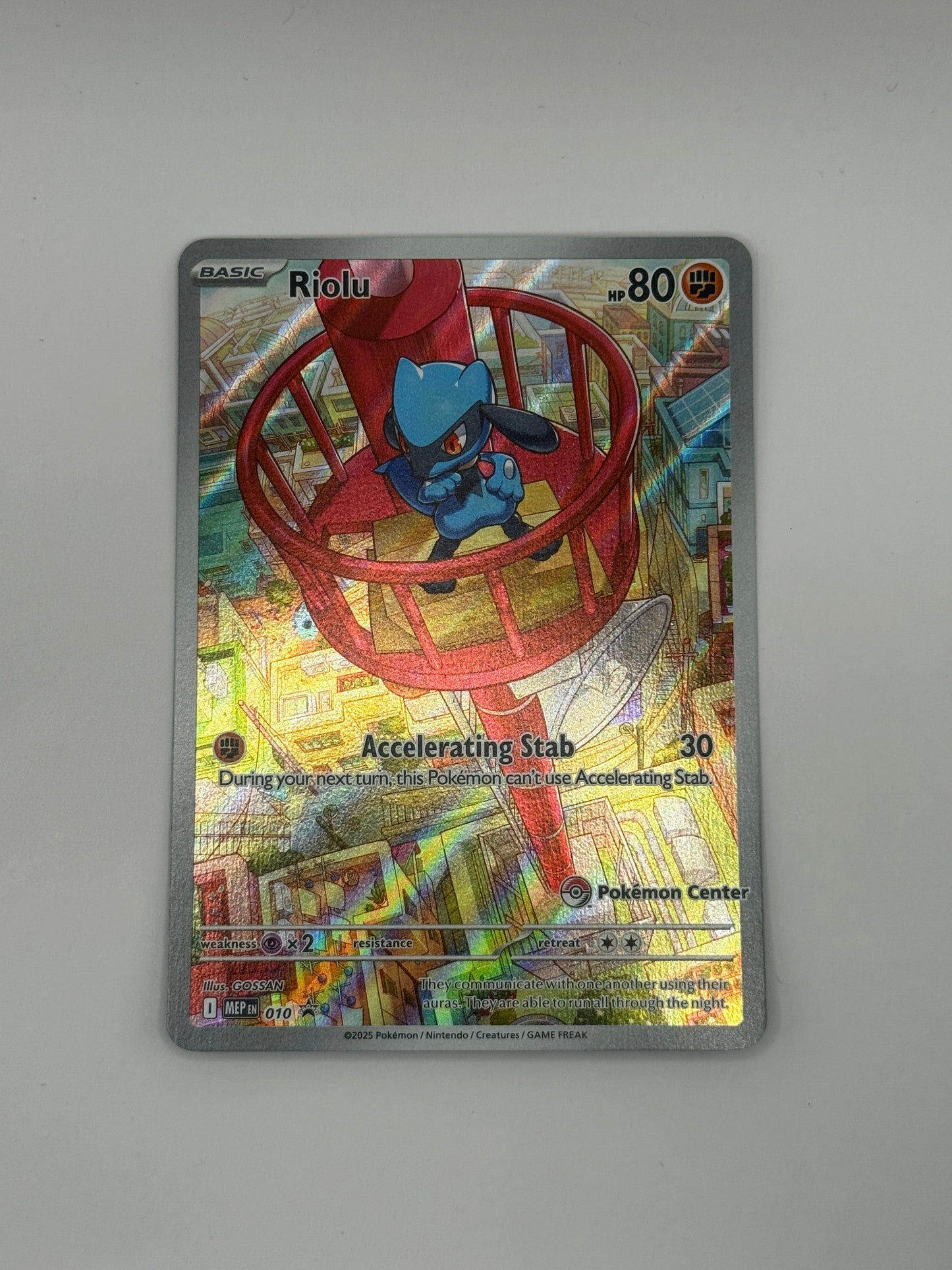 Riolu MEP 010 - Mega Evolutions Pokemon Centre Promo Card