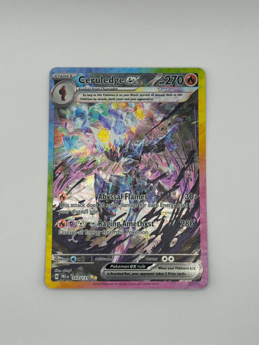 Ceruledge Ex 147/131 - Prismatic Evolutions - Special Illustration Rare Card