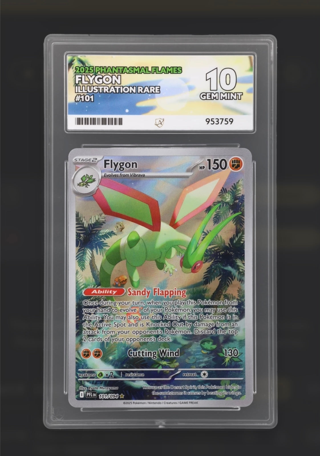 Flygon 101/094 - Phantasmal Flames Illustration Rare - ACE 10