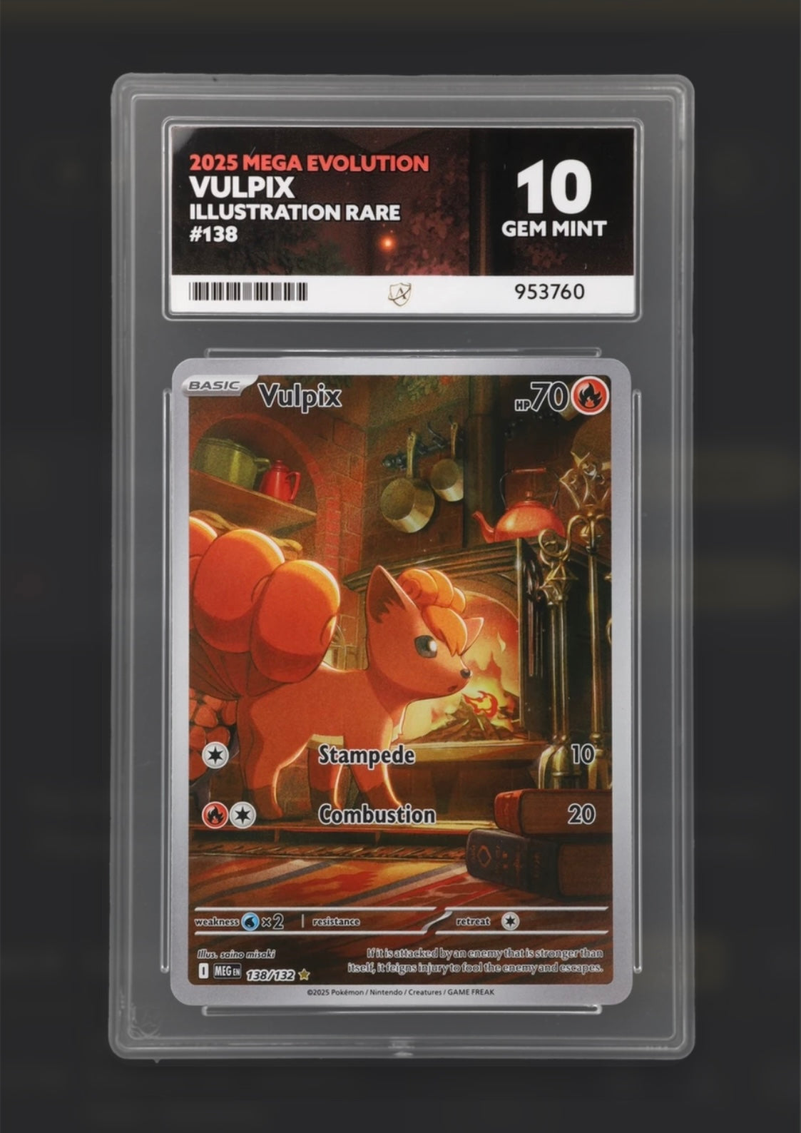 Vulpix 138/132 - Mega Evolution Illustration Rare - ACE 10