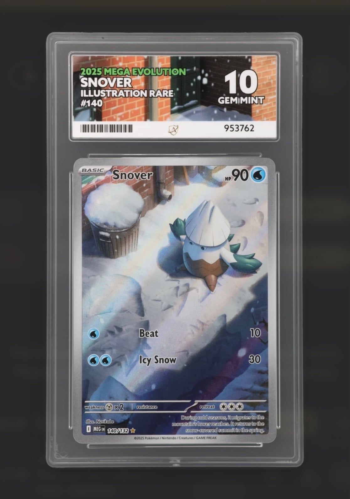 Snover 140/132 - Mega Evolution Illustration Rare - ACE 10
