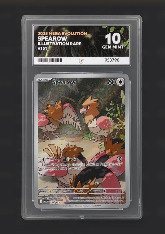 Spearow 151/132 - Mega Evolution Illustration Rare - ACE 10