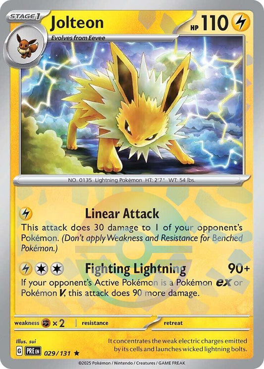 Jolteon 029/131 - Prismatic Evolutions - Pokeball Reverse Holo