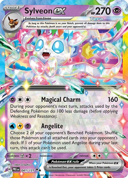 Sylveon EX 041/131 - Prismatic Evolutions - Double Rare