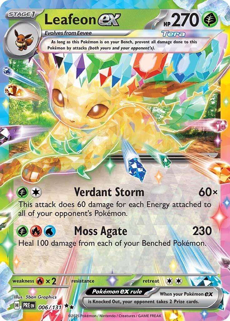 Leafeon 006/131 - Prismatic Evolutions - Double Rare