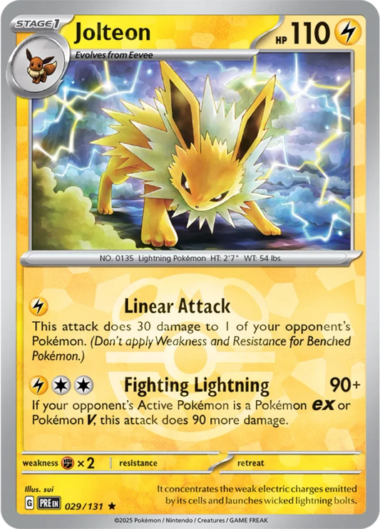 Jolteon 029/131 - Prismatic Evolutions - Masterball Reverse Holo