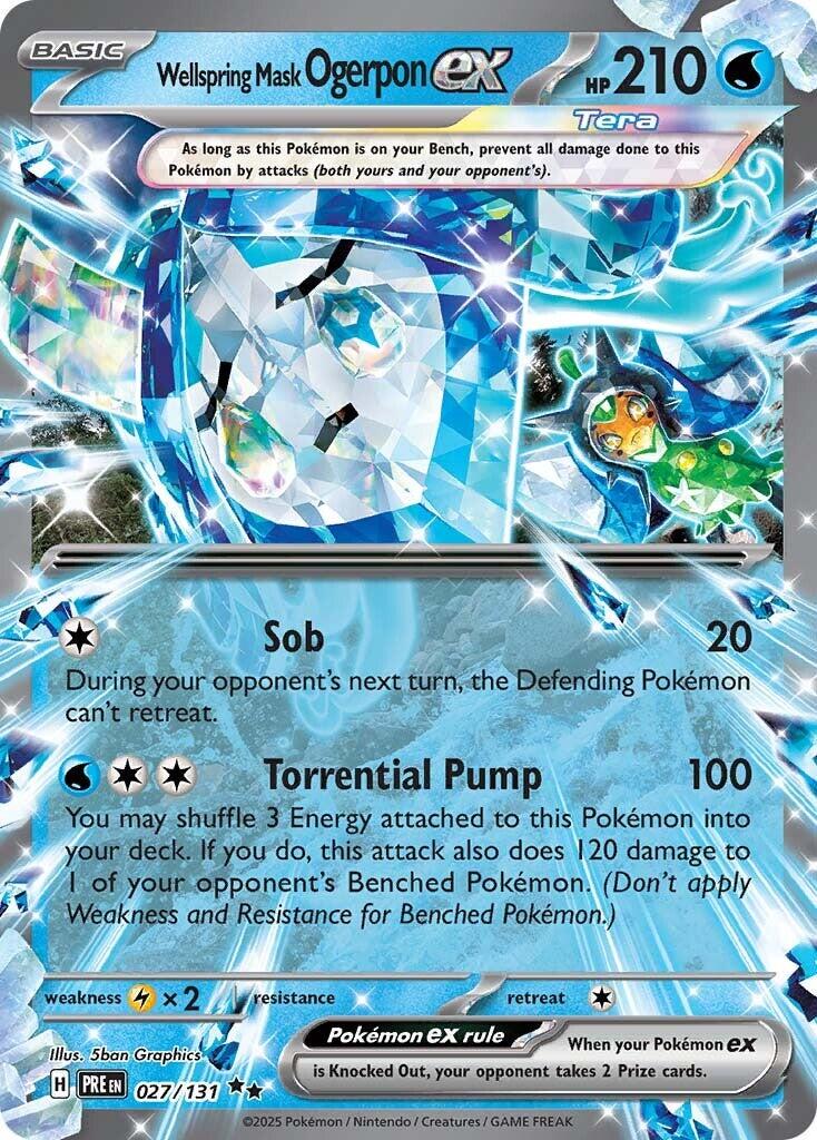 Wellspring Mask Ogerpon 027/131 - Prismatic Evolutions