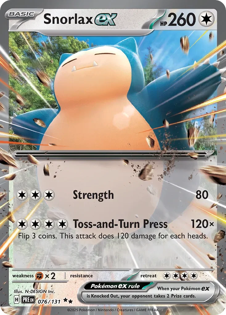 Snorlax EX 076/131 - Prismatic Evolutions