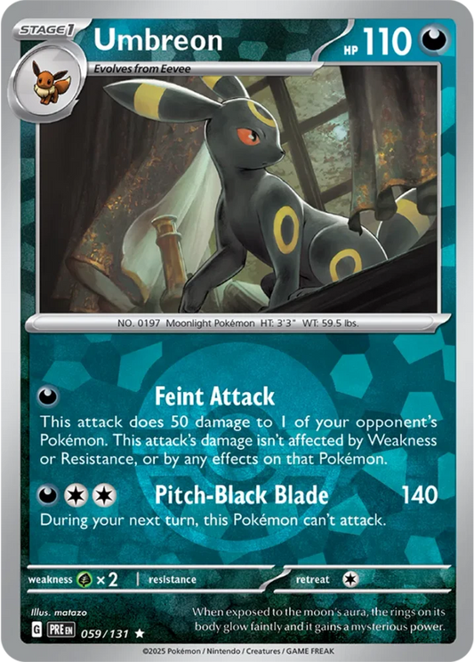 Umbreon 059/131 - Prismatic Evolutions - Pokeball Reverse Holo