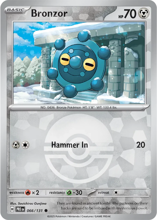 Bronzer 066/131 - Prismatic Evolutions - Pokeball Reverse Holo