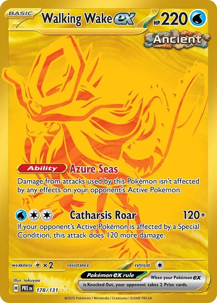 Walking Wake EX 178/131 - Prismatic Evolutions - Hyper Rare