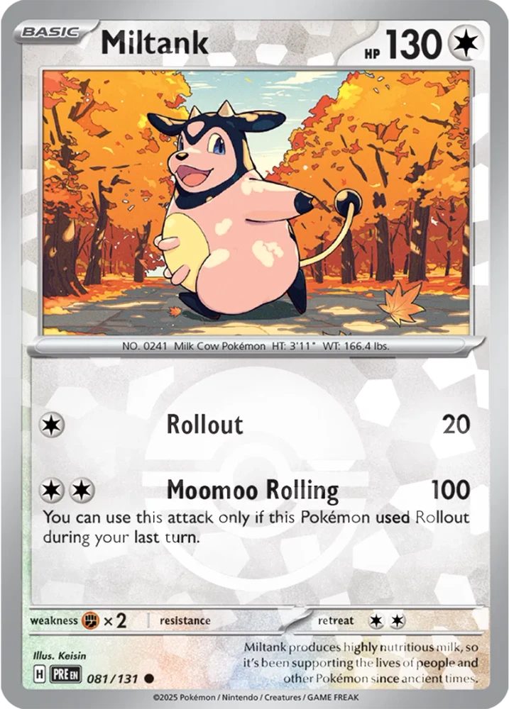 Miltank 081/131 - Prismatic Evolutions - Pokeball Reverse Holo