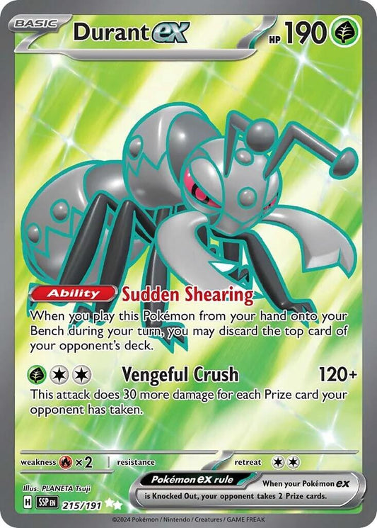 Durant EX 215/191 - Surging Sparks - Full Art