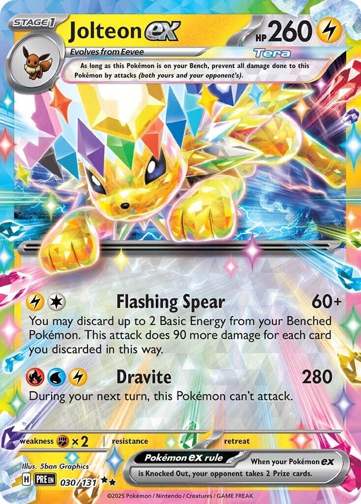 Jolteon 030/131 - Prismatic Evolutions - Double Rare