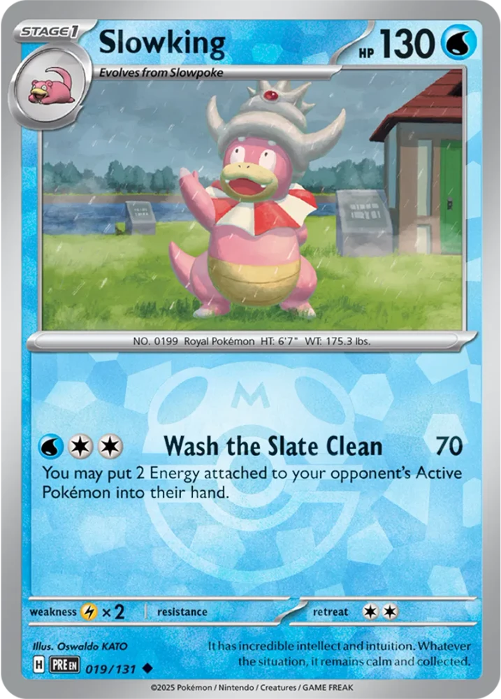 Slowking 019/131 - Prismatic Evolutions - Masterball Reverse Holo