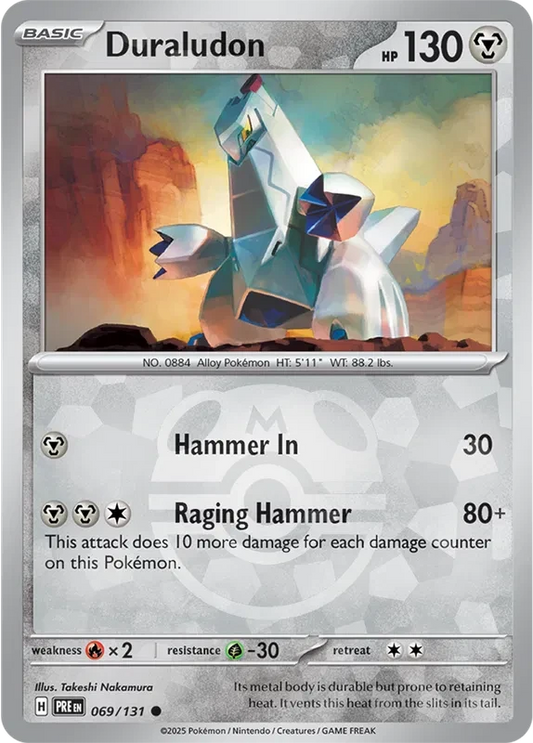 Duraludon 069/131 - Prismatic Evolutions - Masterball Reverse Holo