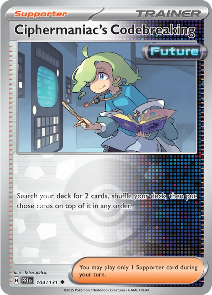 Cipermaniac's Codebreaking 104/131 - Prismatic Evolutions - Pokeball Reverse Holo