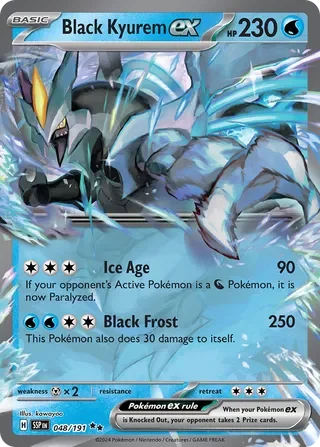 Black Kyurem EX 049/191 - Surging Sparks