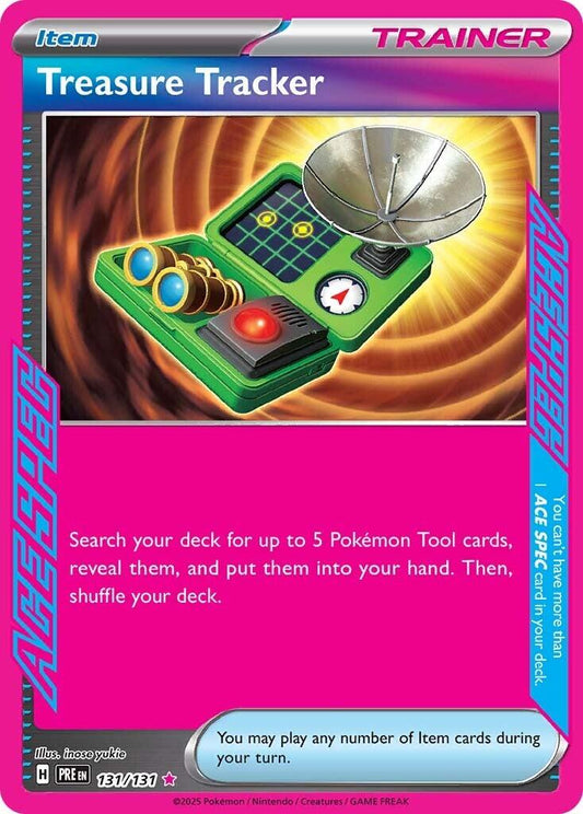 Treasure Tracker 131/131 - Prismatic Evolutions - ACE SPEC