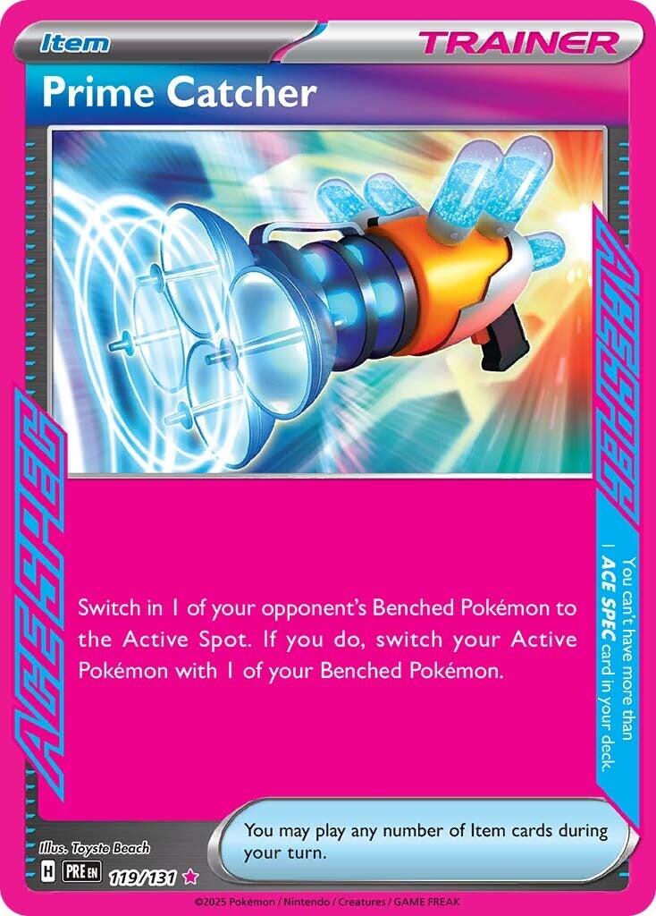 Prime Catcher 119/131 - Prismatic Evolutions - ACE SPEC