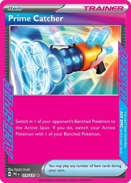 Prime Catcher 119/131 - Prismatic Evolutions - ACE SPEC