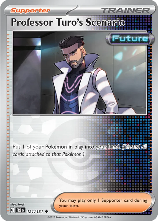 Professor Turo's Scenario 121/131 - Prismatic Evolutions - Pokeball Reverse Holo
