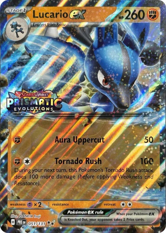Lucario 051/131 - Prismatic Evolutions - Stamped