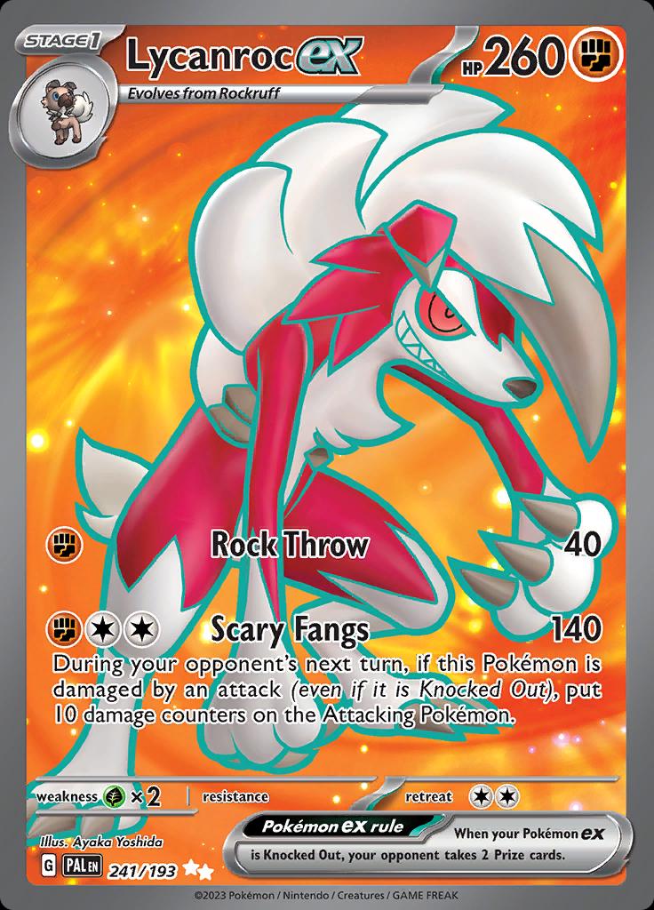 Lycanroc EX 241/193 - Paldea Evolved - Full Art