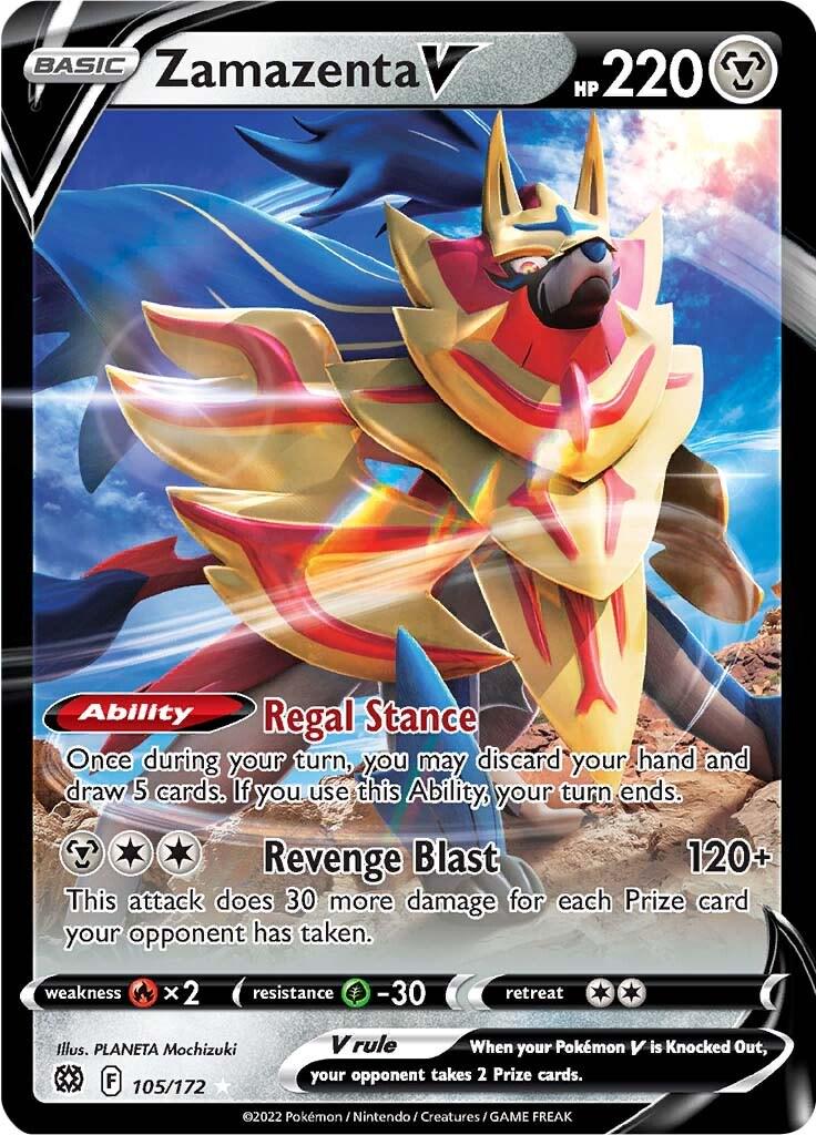 Zamazenta V 105/172 - Brilliant Stars - Full Art