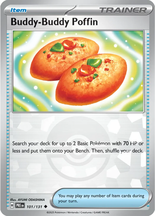 Buddy-Buddy Poffin 101/131 - Prismatic Evolutions - Pokeball Reverse Holo