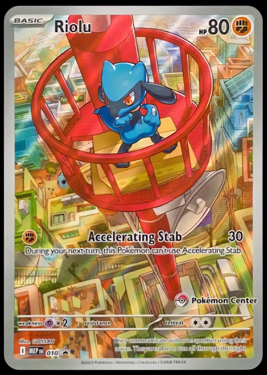 Riolu MEP 010 - Mega Evolutions Pokemon Centre Promo Card