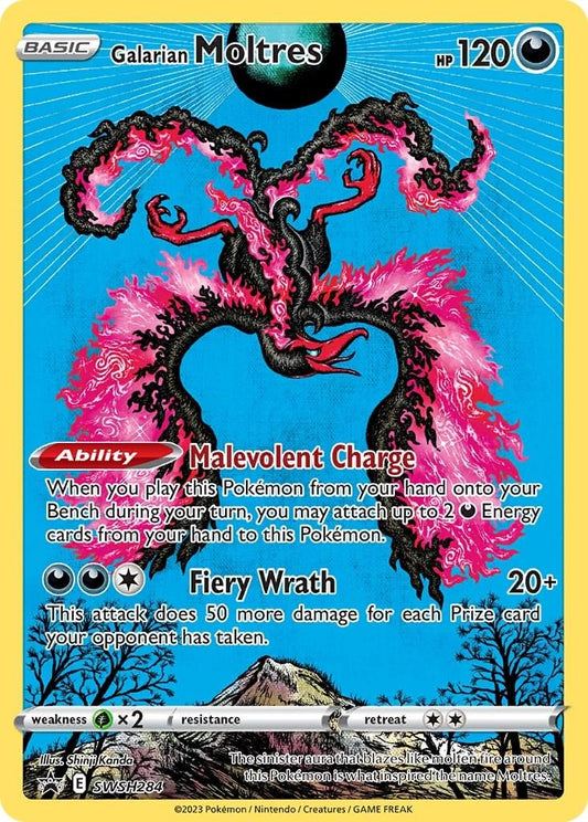 Galarian Moltres SWSH284 - Sword and Shield Promo Card