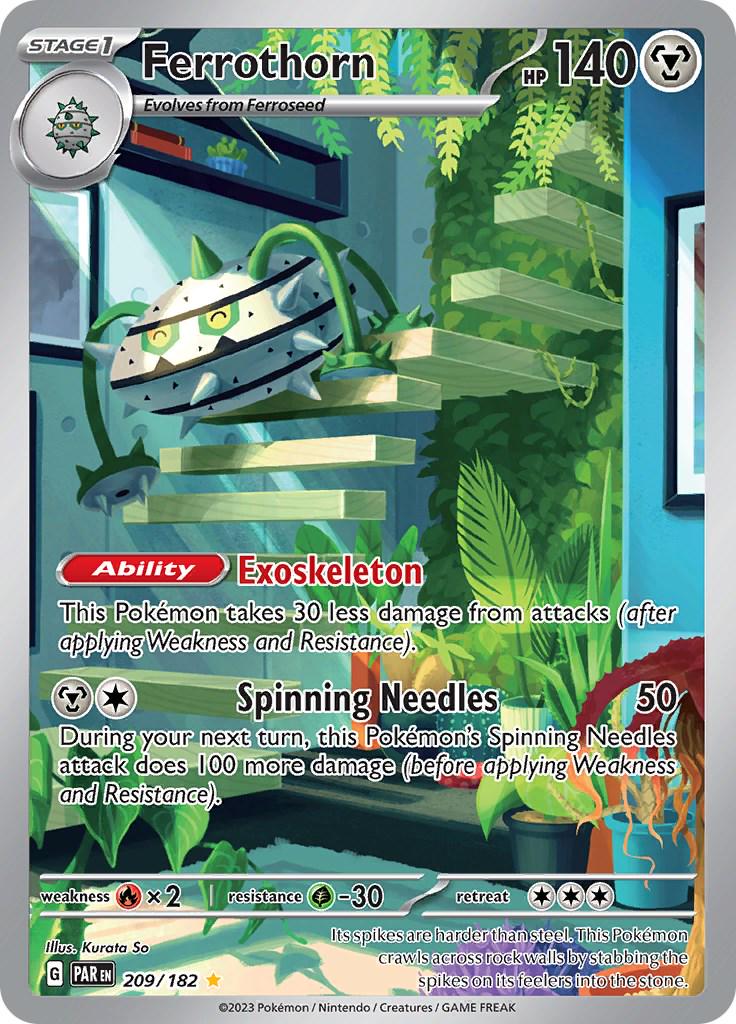 Ferrothorn 209/182 - Paradox Rift - Illustration Rare Card