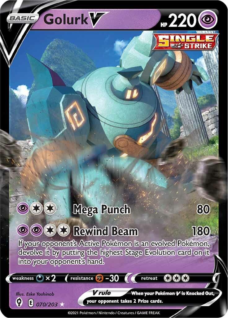 Golurk V 070/203 - Evolving Skies - Full Art